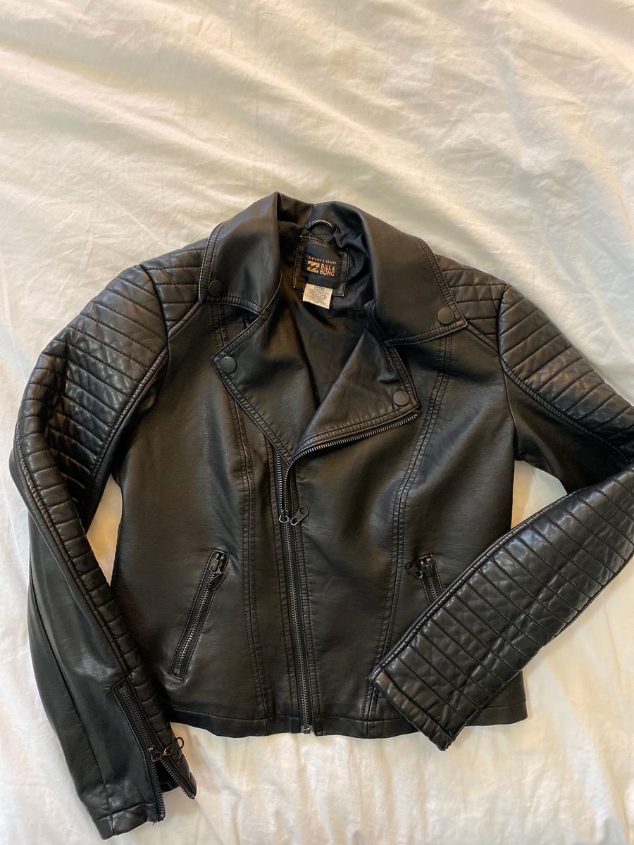 Billabong Faux Leather Jacket